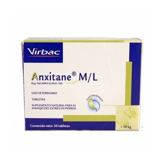 Anxitane M/L, Caja con 30 Tabletas, Virbac