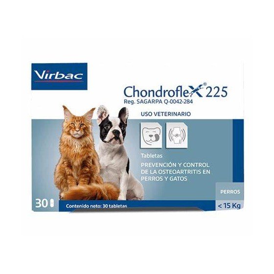 Chondroflex 225, 30 Tabletas, Virbac