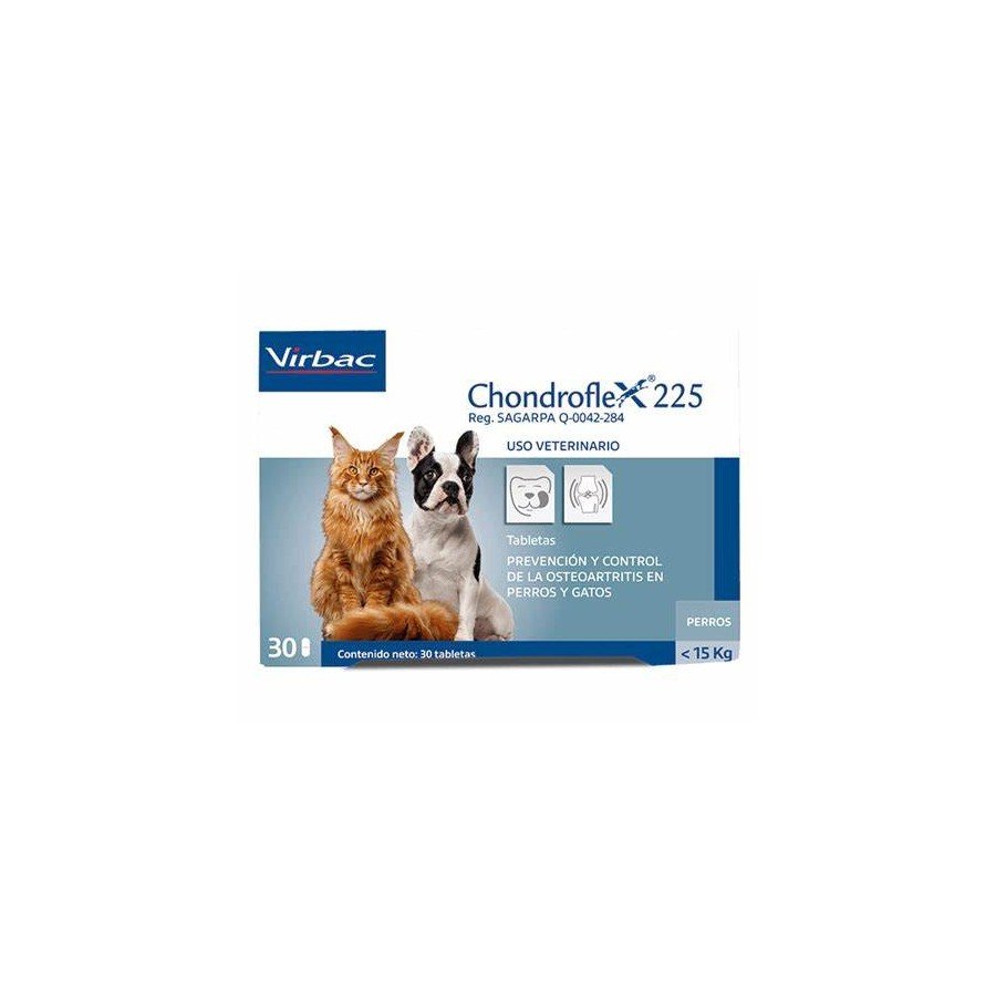Chondroflex 225, 30 Tabletas, Virbac