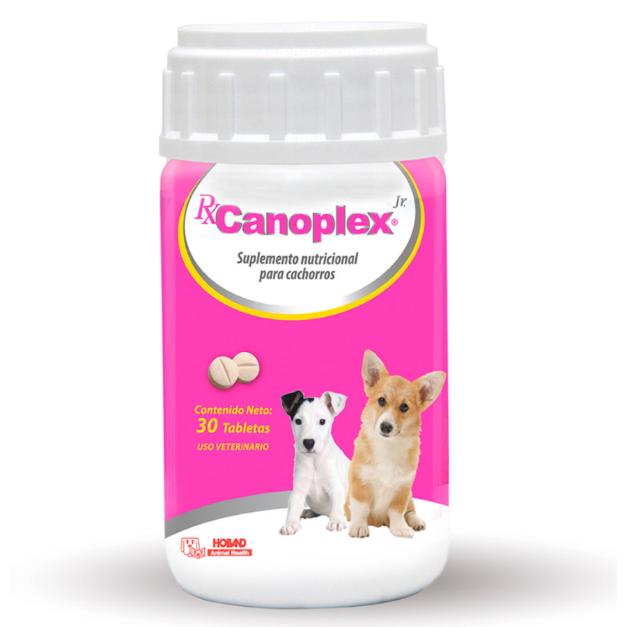 Rx Canoplex Jr Suplemento Nutricional Vitamínico Para Cachorros, 30 Tabletas Holland