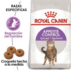 Royal Canin Gato Adulto Appetite Control Spayed Neutered 6.36 Kg.