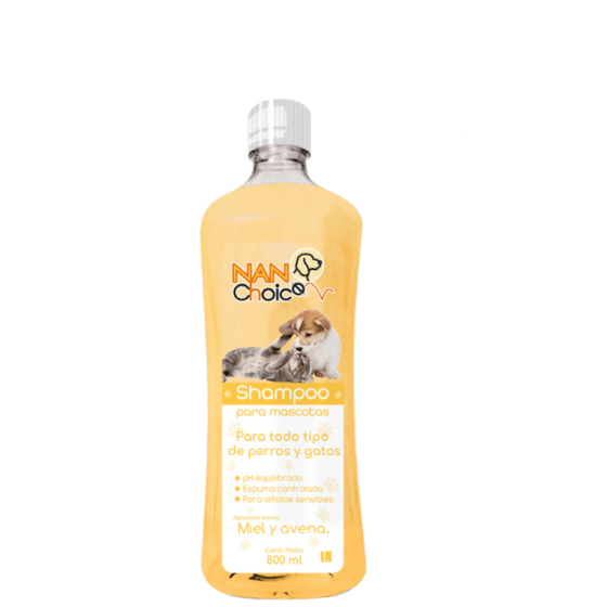 Nan Choice Shampoo para Perro y Gato 800 ml