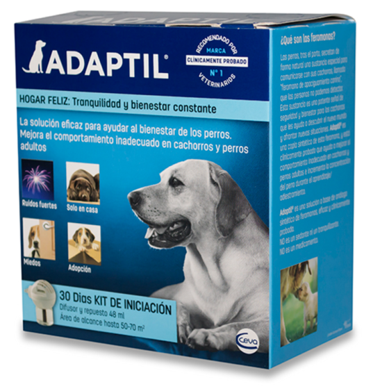 Adaptil Set Difusor y Repuesto con Efecto Calmante para Perro, 48 ml