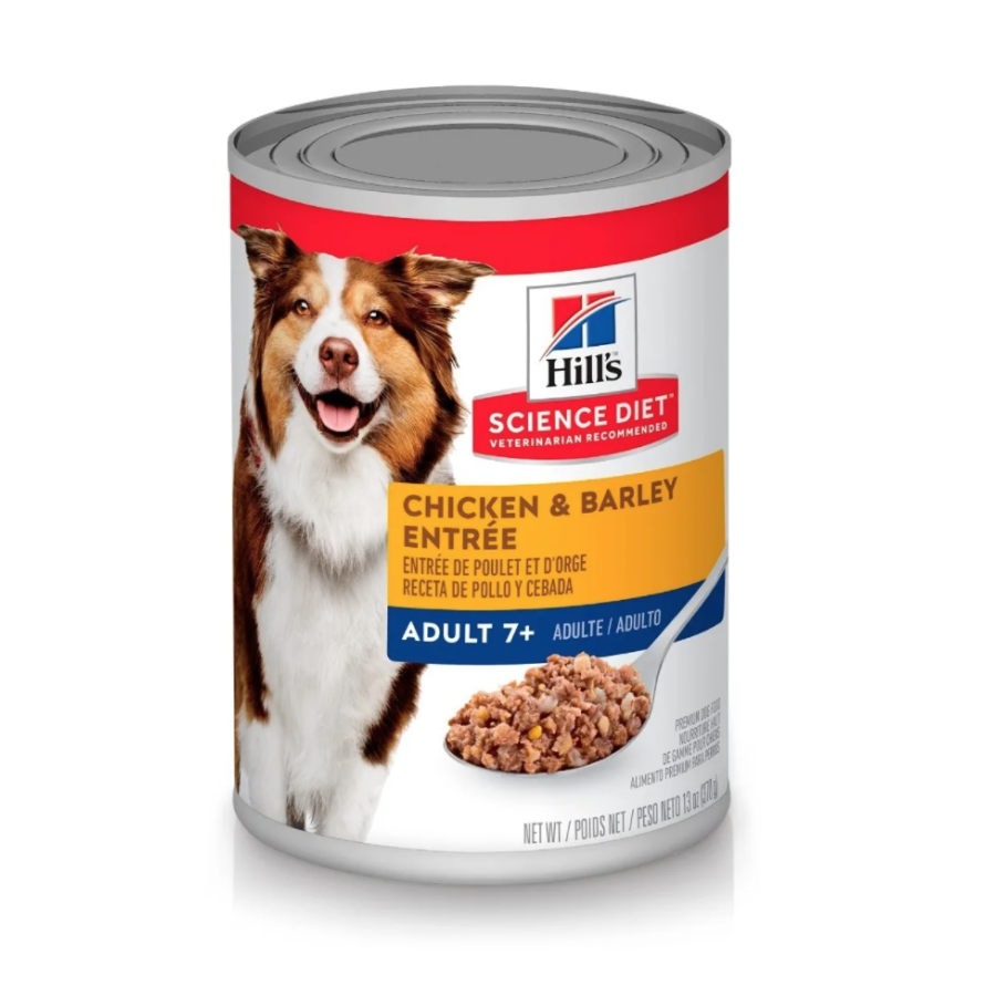 12 Latas Hill's Science Diet Canine Mature Adult 7+ 370 Gr.