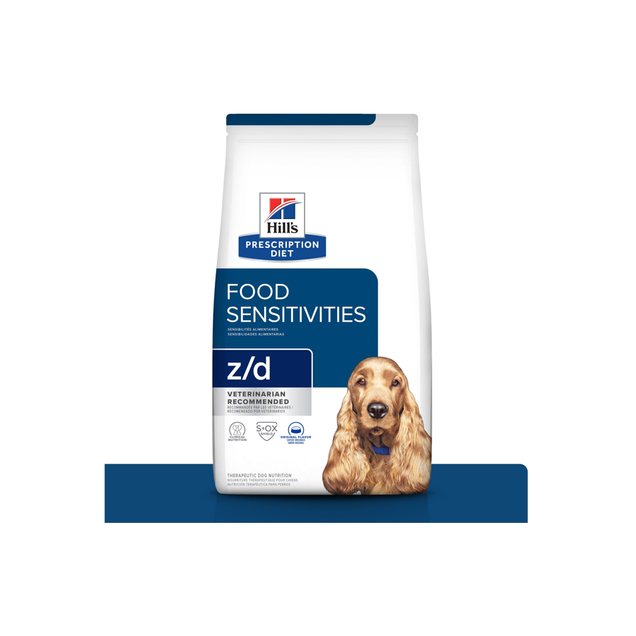 Hill's food sensivities z/d canine 3.8 Kg.