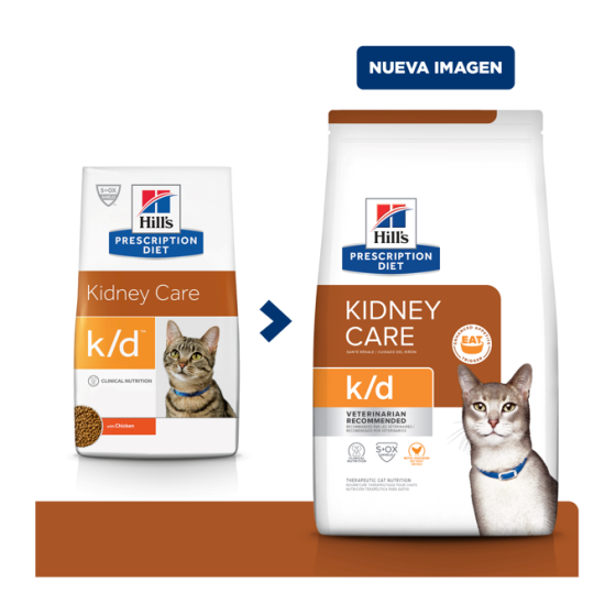 Hill's kidney care k/d Feline 1.8 Kg.