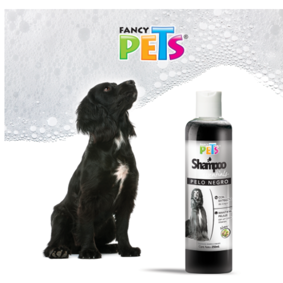 Shampoo para Perro de Pelo Negro 250 Ml., Fancy Pets