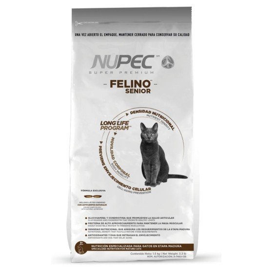 Nupec Felino Senior 1.5 Kg.