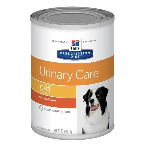 12 Latas Hill's urinary care C/d Canine sabor pollo 370 gr