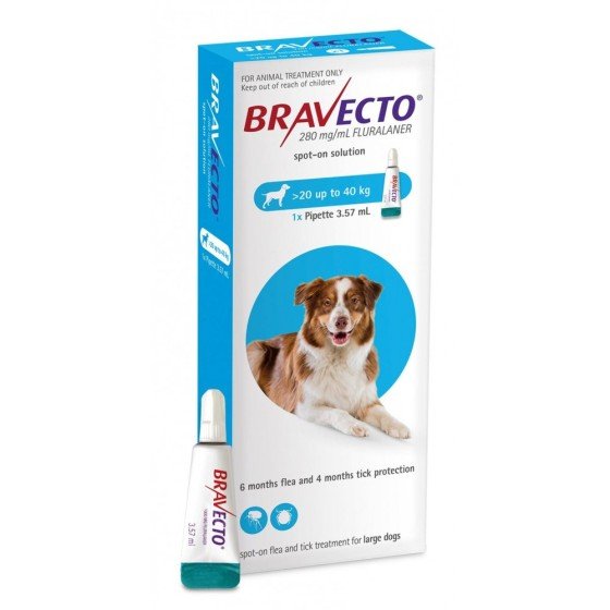 Bravecto Spot On para Perro 20 a 40 kg