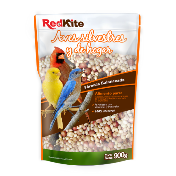 Mezcla de Semillas para Aves Silvestres y de Hogar 900g RedKite