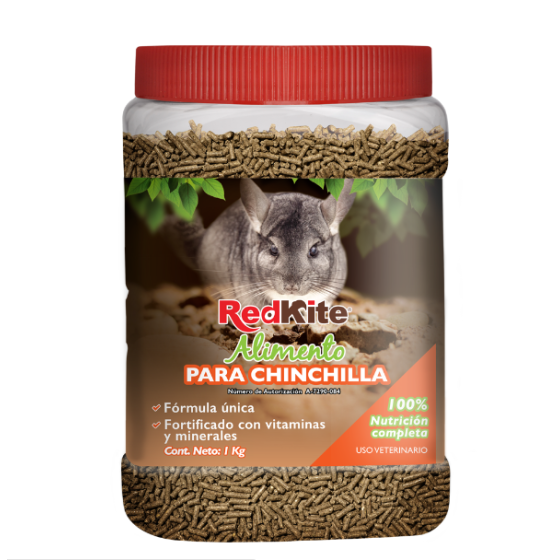 Alimento para Chinchilla 1 Kg., RedKite