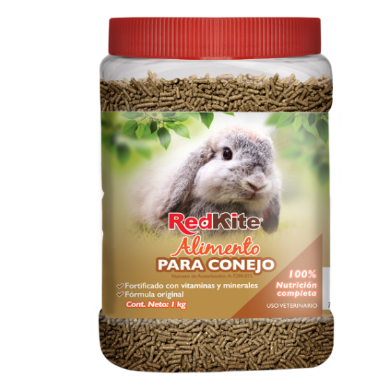 Alimento para Conejo 1 Kg., RedKite