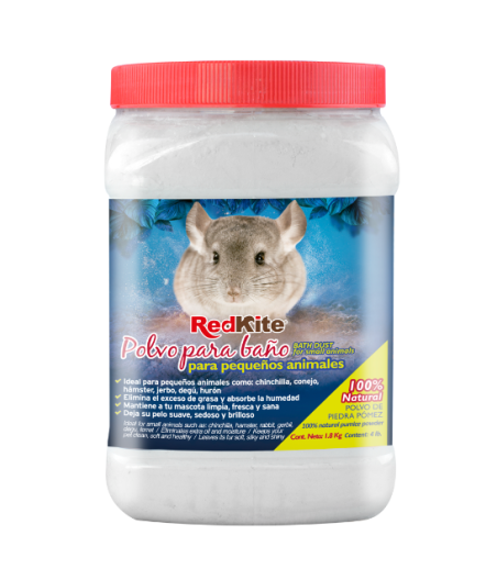 Polvo para Baño de Pequeños Mamiferos 1.8 Kg., RedKite