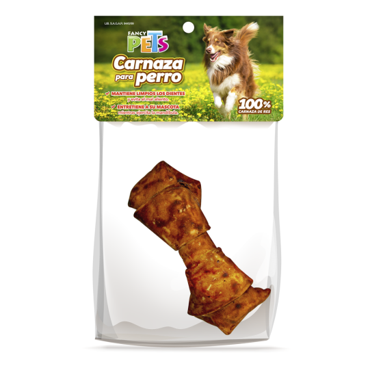 Fancy Pets Hueso de Carnaza (10-13 cm) Sabor Tocino
