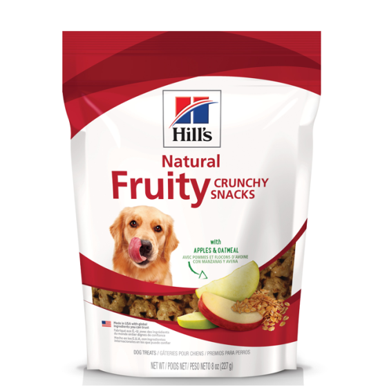 5 pack Hill's Sciencie Diet Fruity Crunchy Snacks Manzana y Avena Canine 227 gr