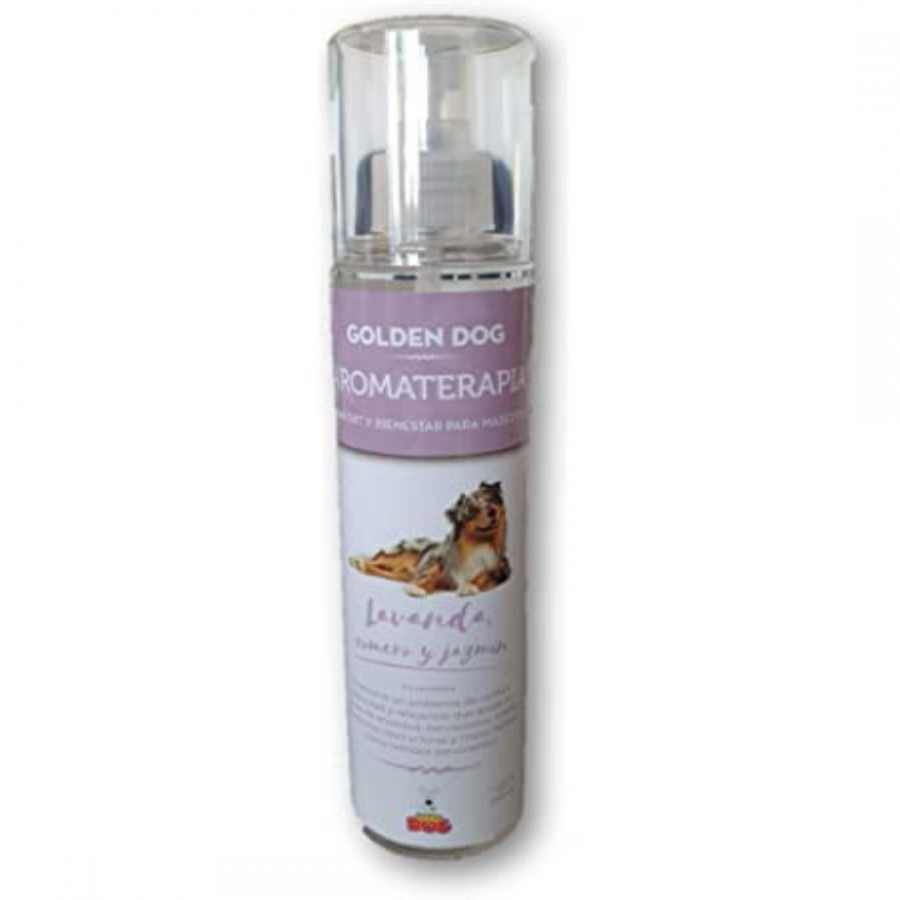 Aromaterapia para Perro Confort (Lavanda) 250 Ml., Golden Dog
