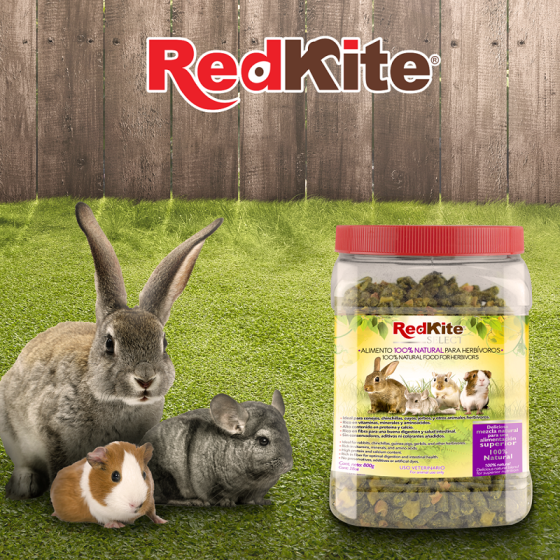 Alimento Natural para Herbivoros Select 800 G RedKite