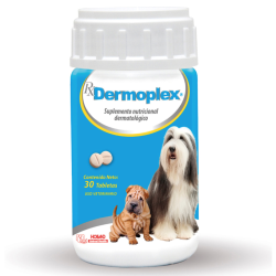 Holland Rx Dermoplex Suplemento Nutricional Dermatológico para Perro, 30 Tabletas.