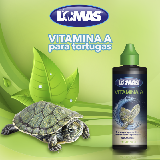 Vitamina A para Tortugas 120 Ml Acuario Lomas
