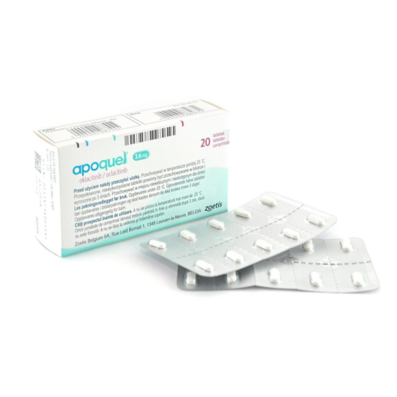Apoquel 3.6 Mg. (20 Tabletas), Zoetis
