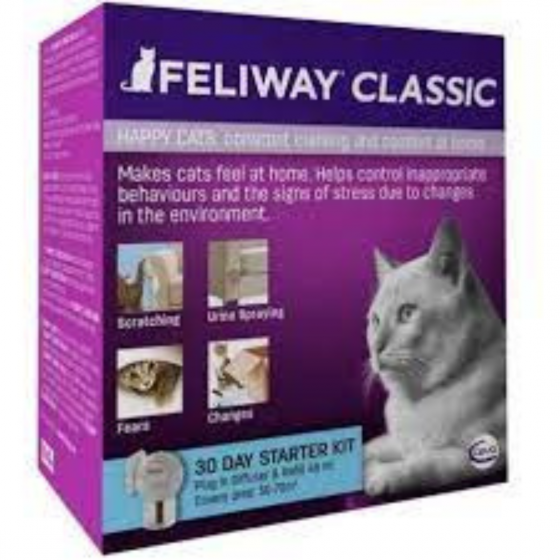 Feliway Classic Difusor y Repuesto con Efecto Calmante para Gato, 48 ml