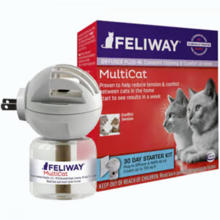 Ceva - Feliway Friends Set Difusor y Repuesto para Gato, 48 ml