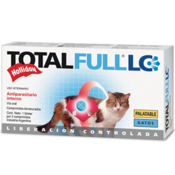 Total Full LC Gatos 1 Blister C/2 Comprimidos Palatables - Holliday