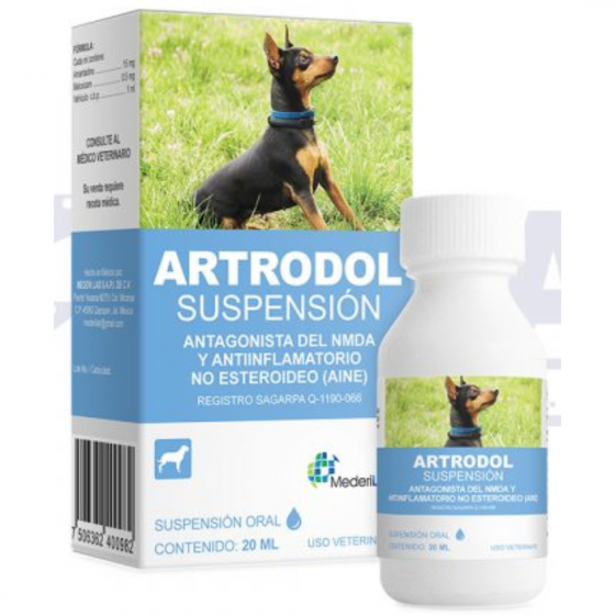 Mederilab Artrodol Antinflamatorio suspensión oral, frasco con 20 ml