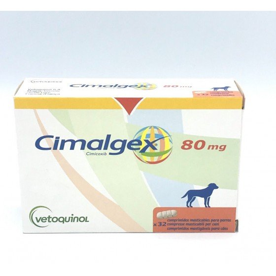 Cimalgex 80 Mg., Caja con 32 Tabletas, Vetoquinol