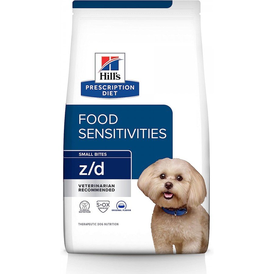 Hill's food sensivities  z/d canine small bites Adult 3.2 kg.