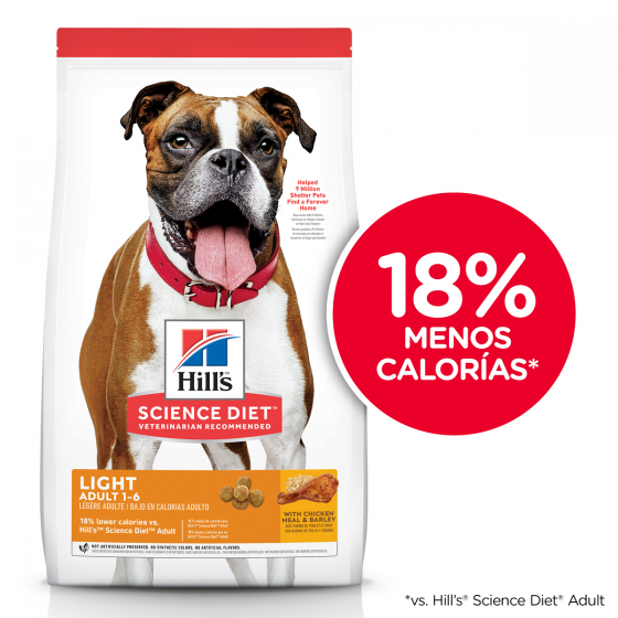 Alimento para perro Hill's Adulto Light 13.6kg