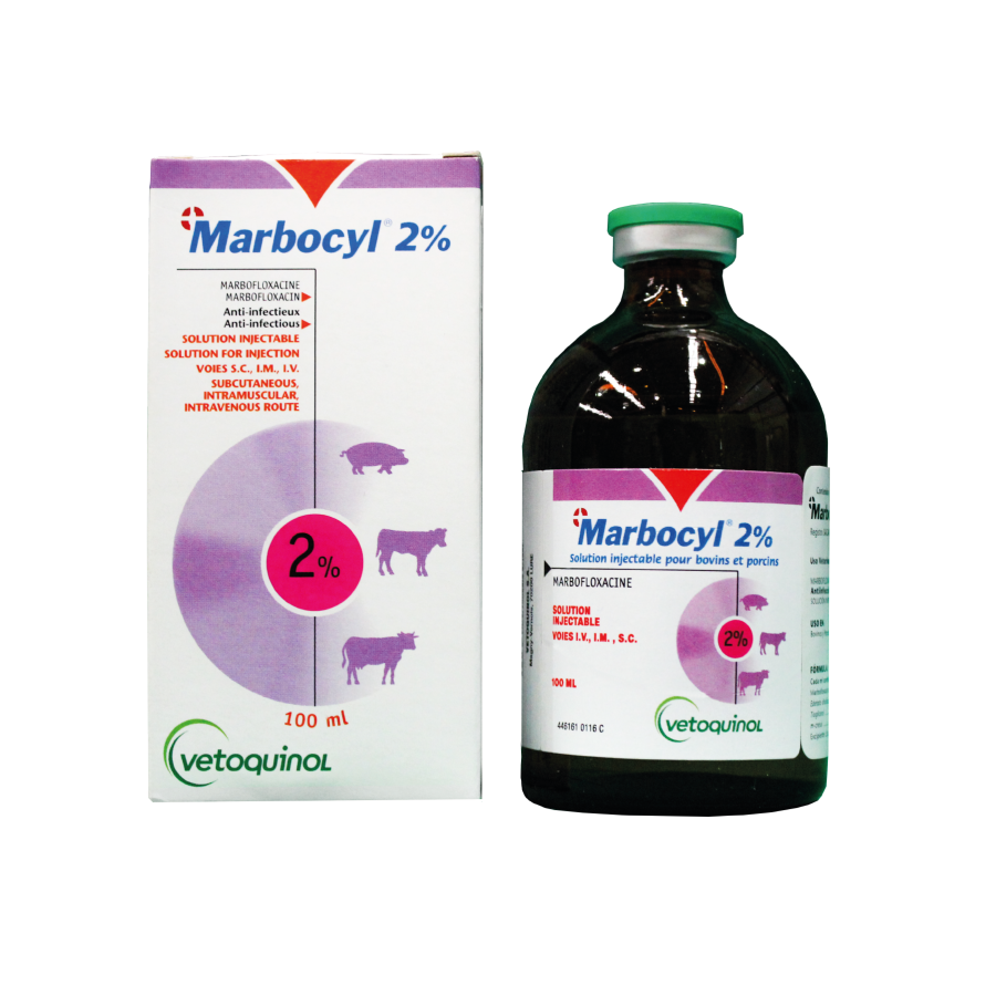 Marbocyl 2% 100 Ml., Marbofloxacina, Vetoquinol