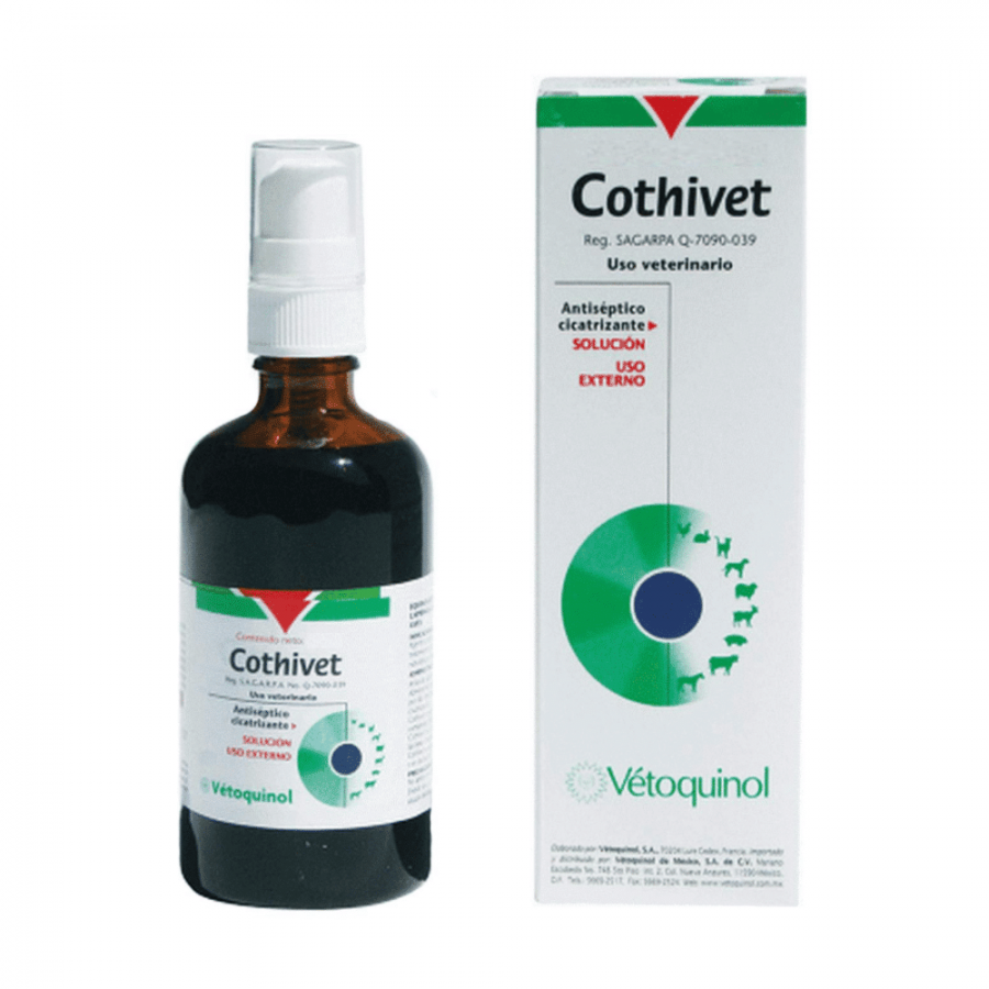 Cothivet Vaporizador 30 Ml., Antiséptico y Cicatrizante, Vetoquinol