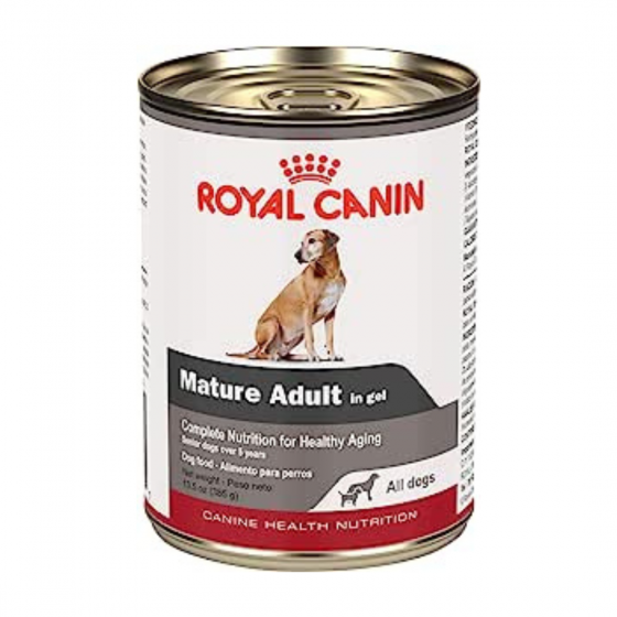 12 latas Royal Canin alimento húmedo para perro senior 385 g