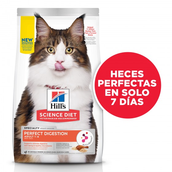 Hill's Science Diet Feline Adulto Perfect Digestion 5.9 Kg.