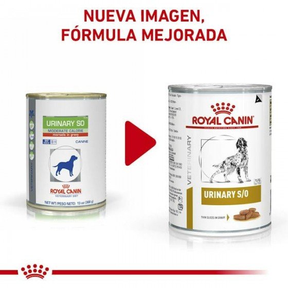 12 Latas Royal Canin Vet Urinary SO Moderate Calorie 355g