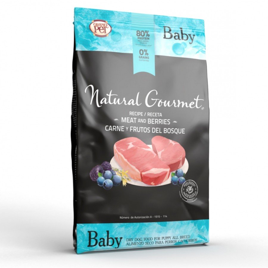 GrandPet Natural Gourmet Baby todas las tallas 1.5 kg