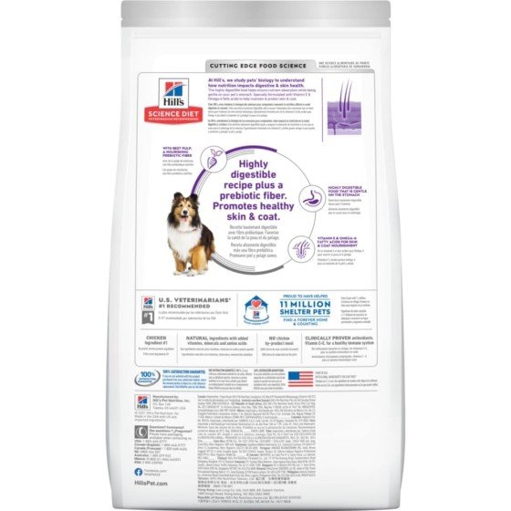 Hill's Science Diet Canine Adult Sensitive Stomach & Skin 7 Kg.