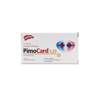 PimoCard 1.25, Pimobendan, 2 blísters con 10 comprimidos c/u, Holliday