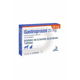 Gastroprazol, Omeprazol, 20 tabletas de 20mg, Dechra.