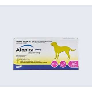 Atopica, Ciclosporina, 30 cápsulas de 50mg c/u, Elanco.