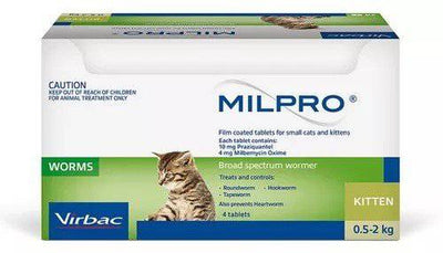 Milpro para gatos contra parásitos internos