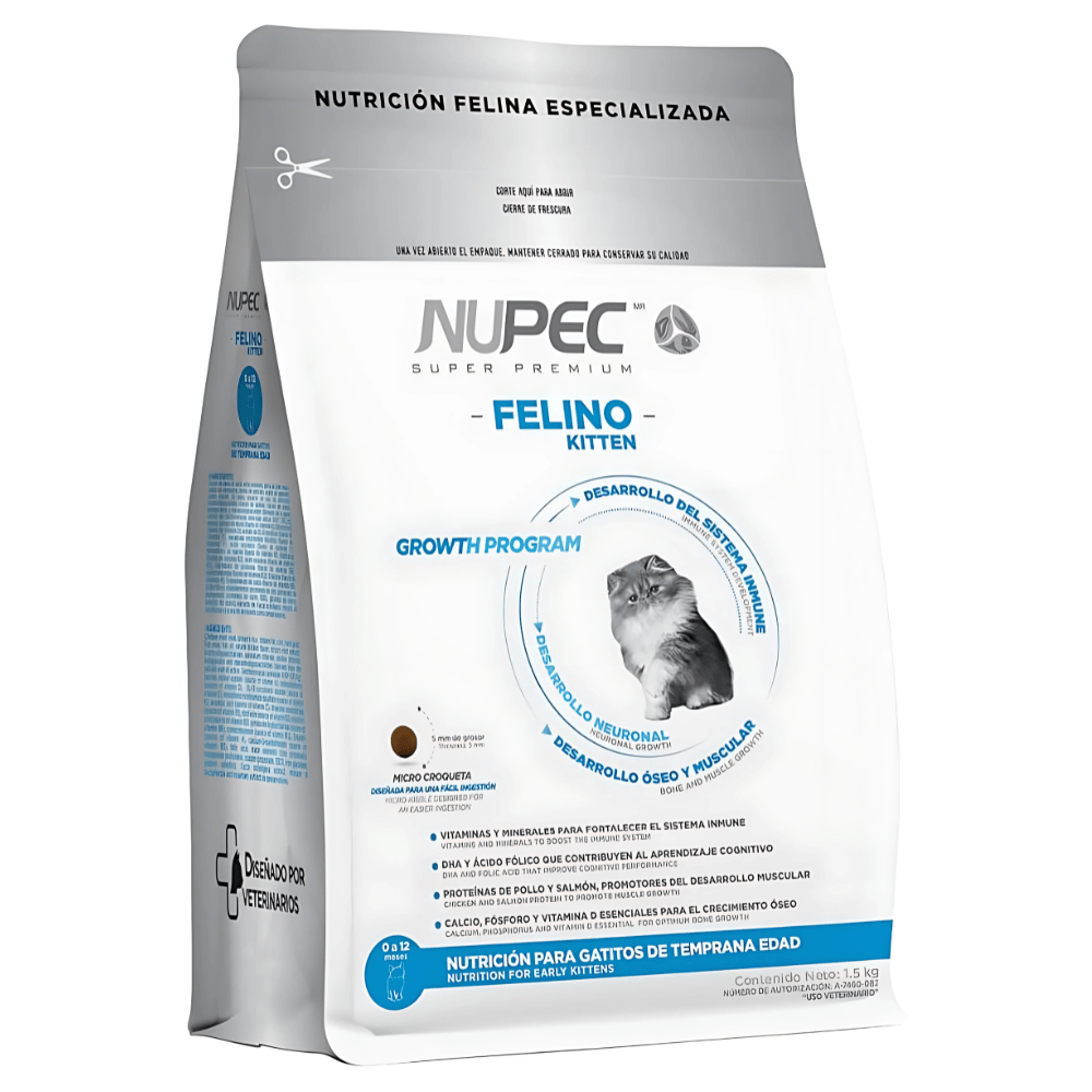 Nupec Felino Kitten: el mejor comienzo para tu gatito