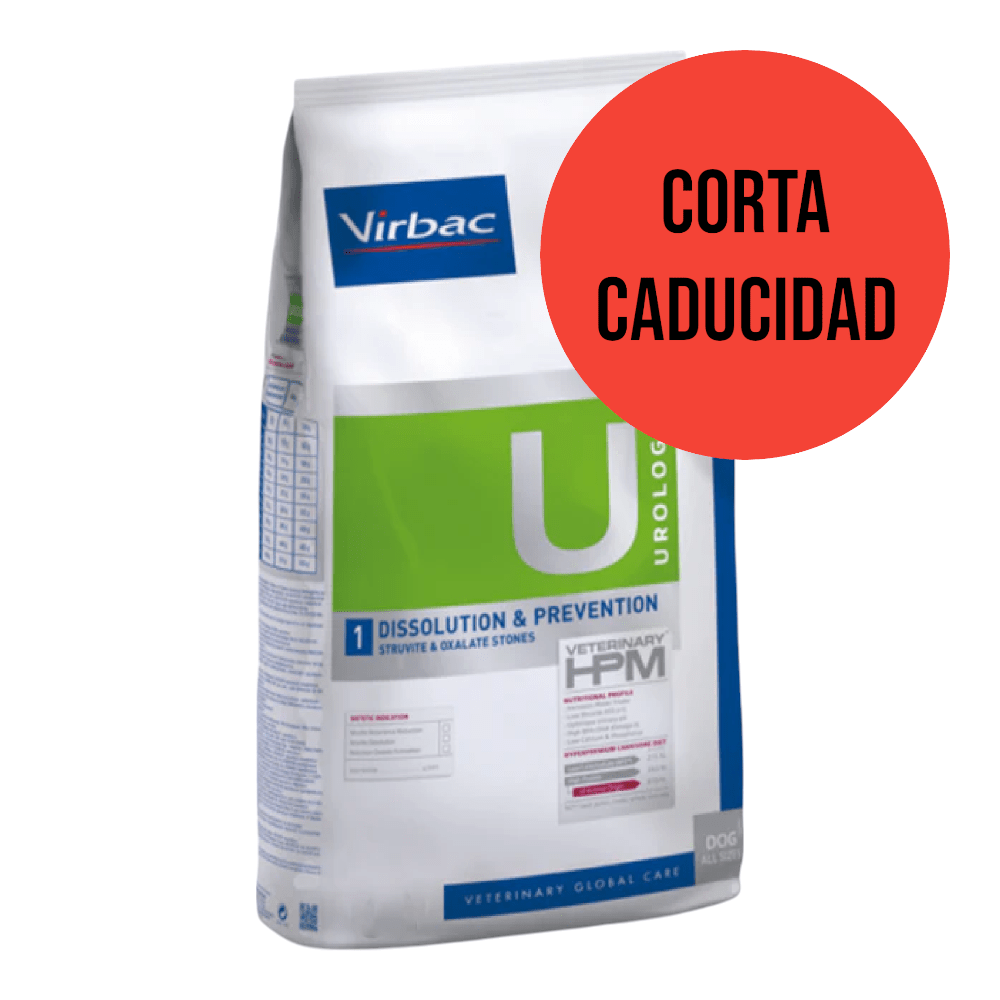 CORTA CADUCIDAD Virbac HPM Dog Urology Dissolution & Prevention 3 Kg - AniMALL