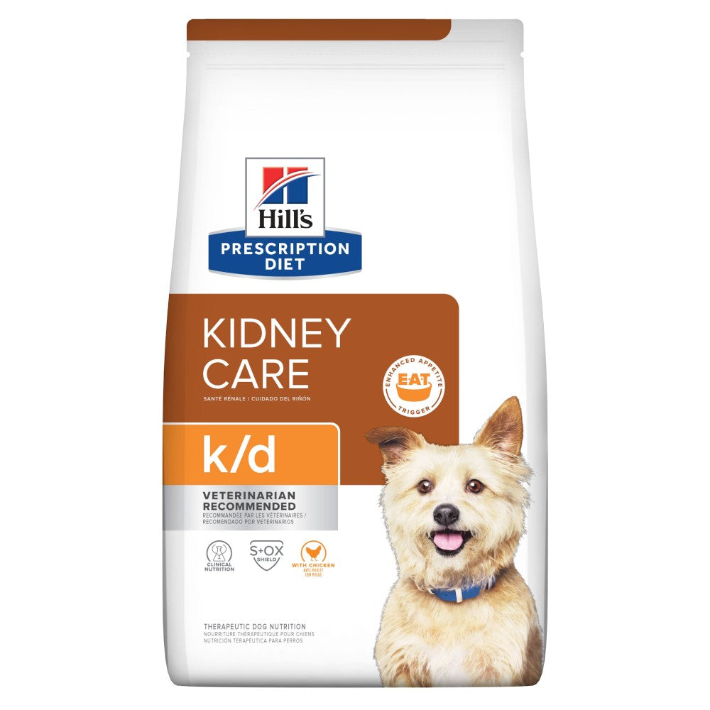 Hill's Prescription Diet k/d, Cuidado Renal, para Perro, 3.9 Kg