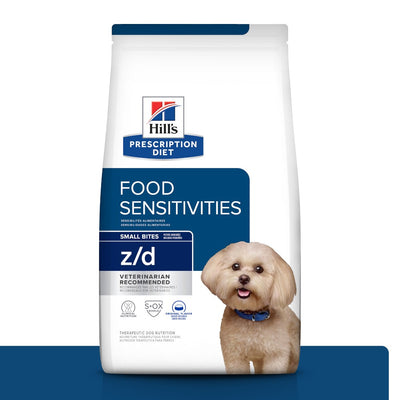 Hill's Prescription Diet z/d Small Bites, Sensibilidades Alimentarias, para Perro, 3.2 Kg