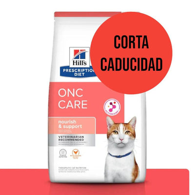 CORTA CADUCIDAD Hill's Prescription Diet ONC Care, Nutrición y Apoyo de Recuperación, para Gato, 3.2 Kg - AniMALL