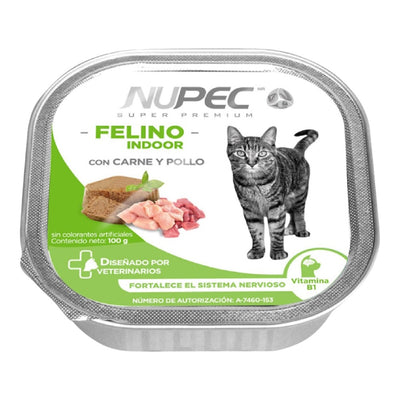 Lata Alimento Húmedo para Gato Indoor 100 gr - AniMALL