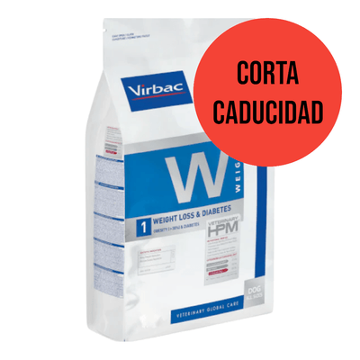 CORTA CADUCIDAD Virbac HPM Dog Weight Loss & Diabetes 12 Kg - AniMALL